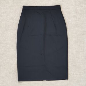 Zara Black Pencil skirt Slit Back Size Small